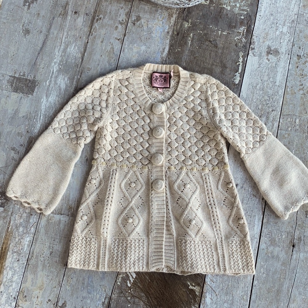 Juicy Couture Cashmere Blend Cardigan - Picture 3 of 8